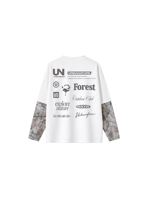 Camo Sweatshirt - White