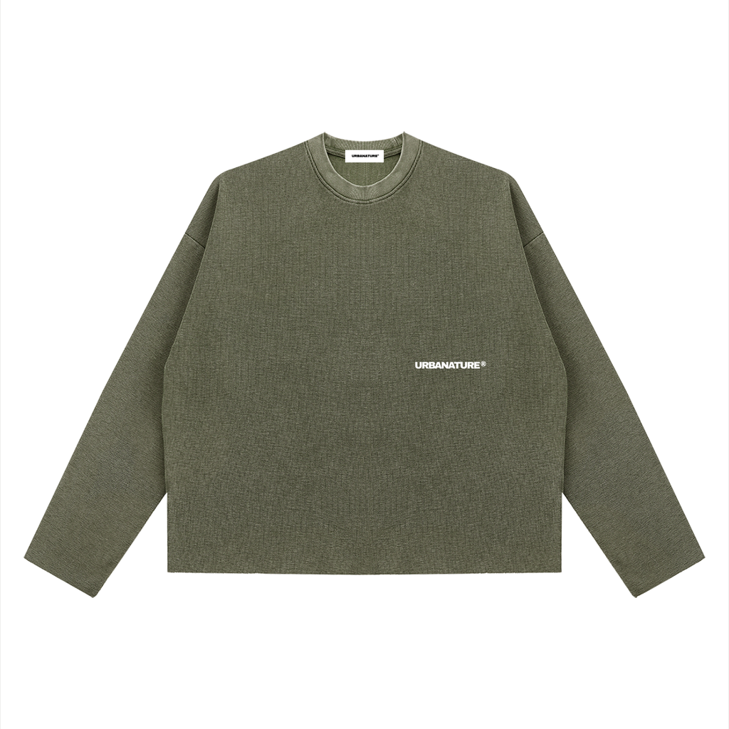 URBANATURE® Vintage Wash Waffle Tee