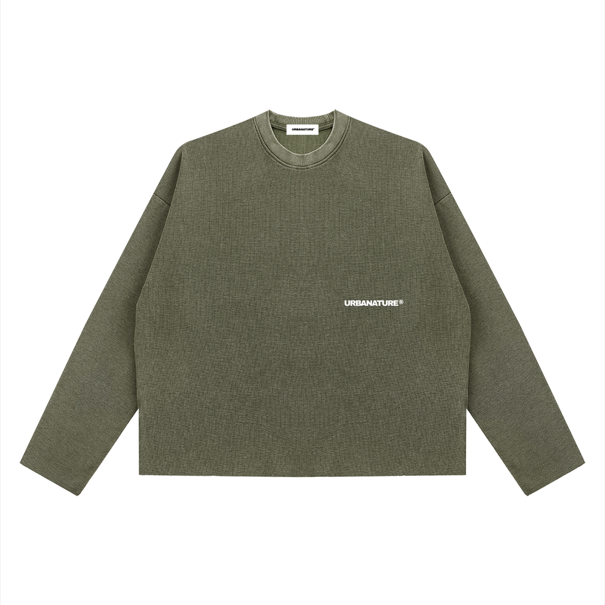 URBANATURE® Vintage Wash Waffle Tee