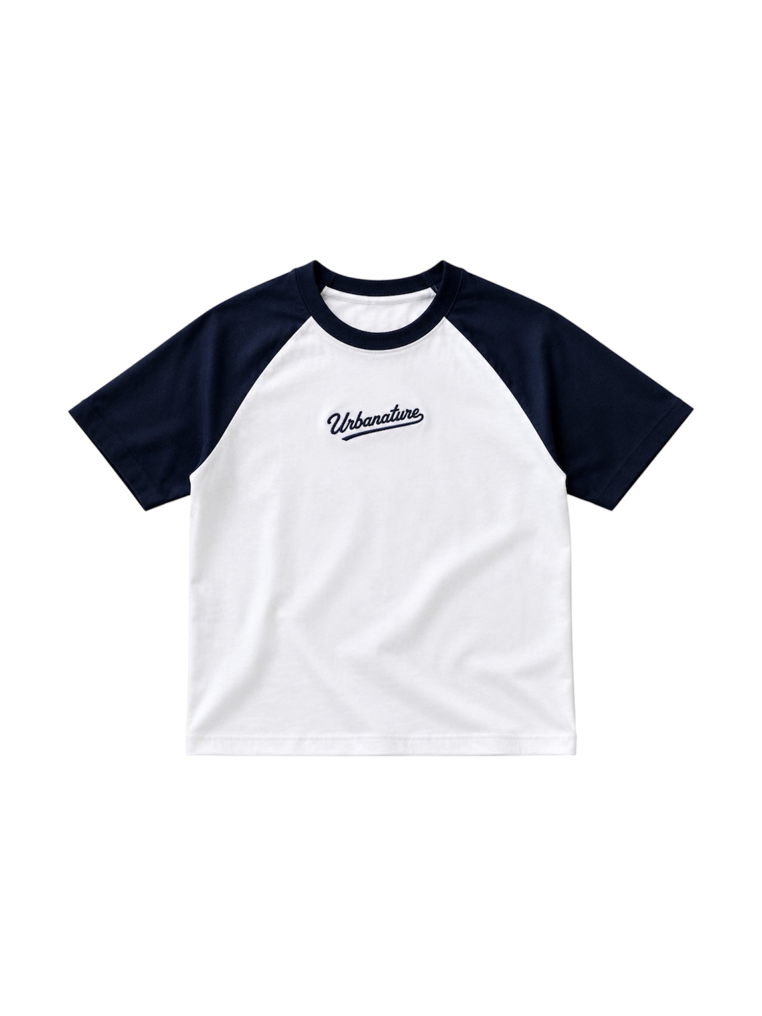 Crop Top - White / Navy